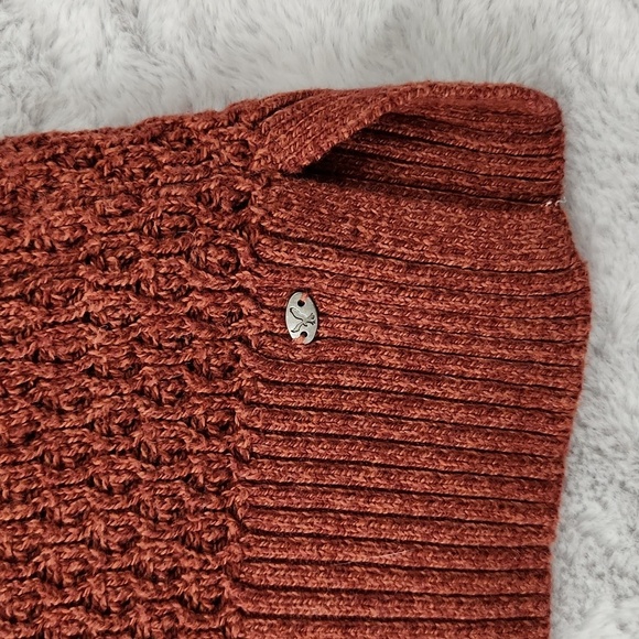 American Eagle Outfitters rust colored v neck sweater size XS - Picture 6 of 12